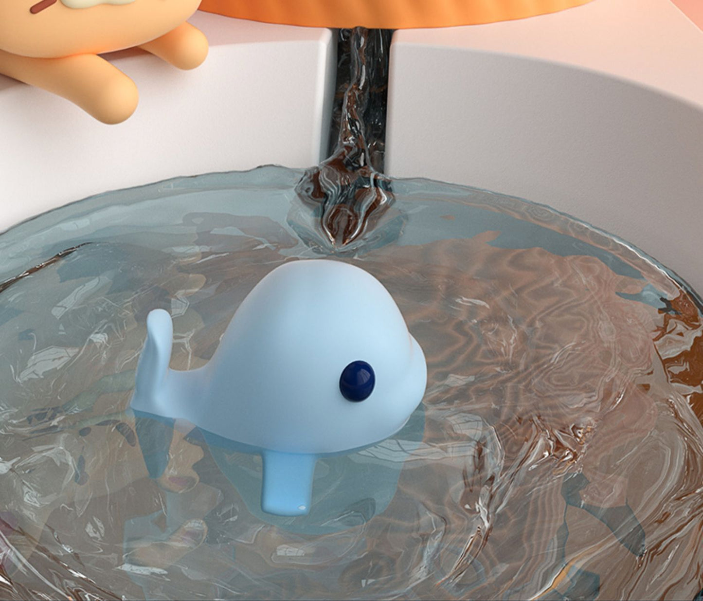 Automatic Cat Water Fountain 2L Large Capacity Quiet USB Powered Pet Water Dispenser for Cats Dogs with LED Light and Water Level Indicator