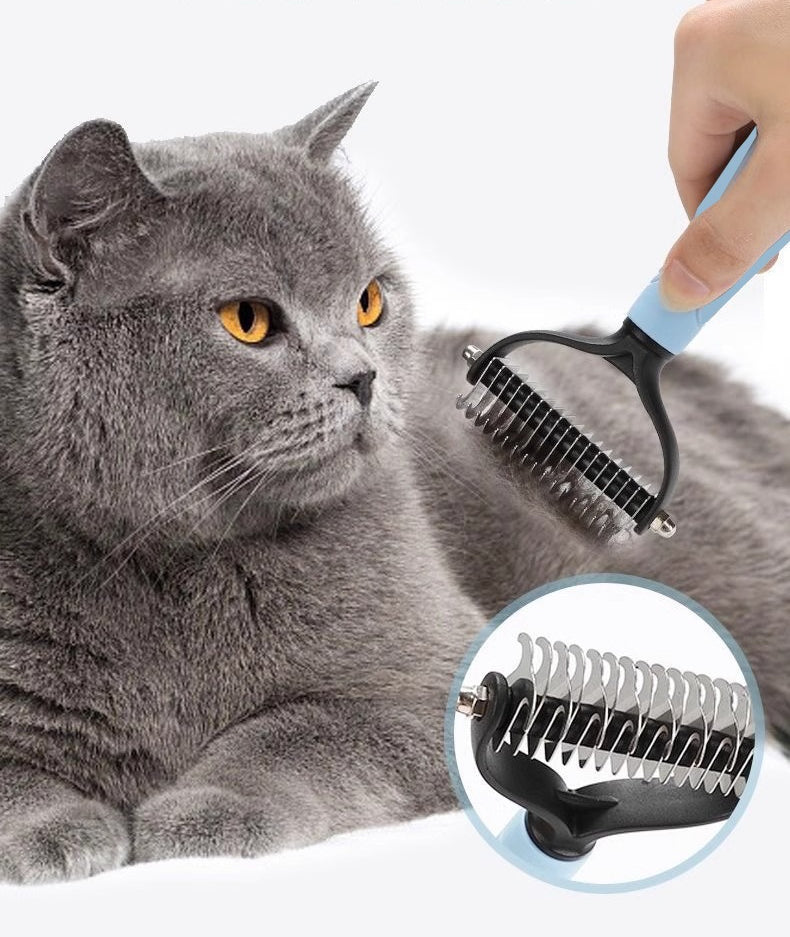 Pet Cat Dog Knot Comb Quick Hair Removal Cleaning Floating Hair Removal Shaving Tool