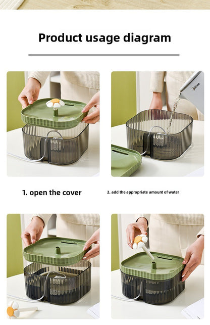 Cat Smart Plug In Water Dispenser Auto Flowing for Cats Dogs Universal Silent High Capacity