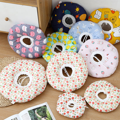 Pet Elizabethan Collar Anti-Bite Anti-Lick Soft Headband Cat Dog Neutering Shame Collar Adjustable Neckband