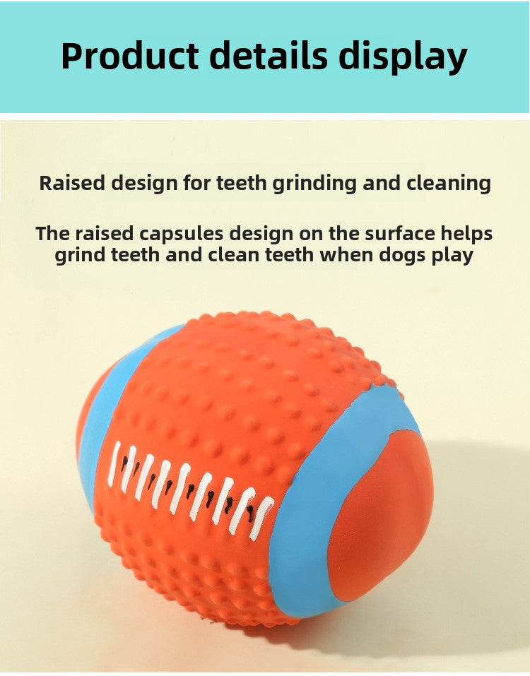 Pet Latex Toy Sound Grinding Ball