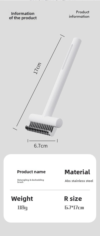 Stainless Steel Thinning Comb for Cat Dog Universal Hair Removal Detangling