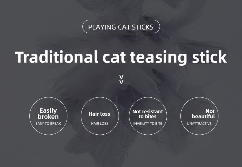 Cat Toy Tumbler with Feather Teaser Automatic Kitten Fun Gadget