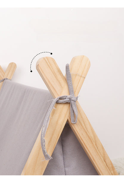 Pet Tent Dog House All-Season Universal Detachable Washable Enclosed Indoor Cat Winter Warm Cat Tent Cat House