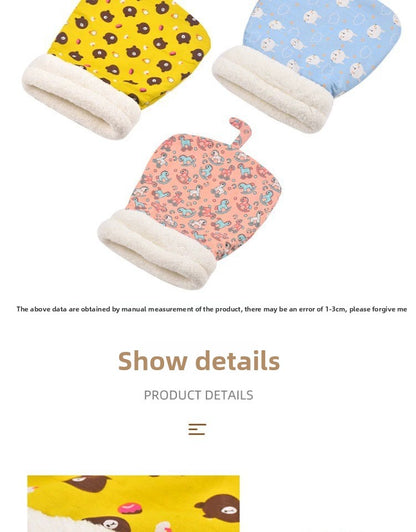 Washable Lamb Wool Pet Bed Semi Enclosed Warm Winter House for Cats and Dogs Detachable Cozy Nest