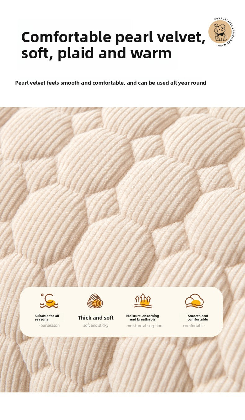 Premium Thickened Pet Sofa Cushion Non-Slip Dog Bed Cat Bed Washable Anti Scratch Furniture Protector for Large Medium Dogs Cats