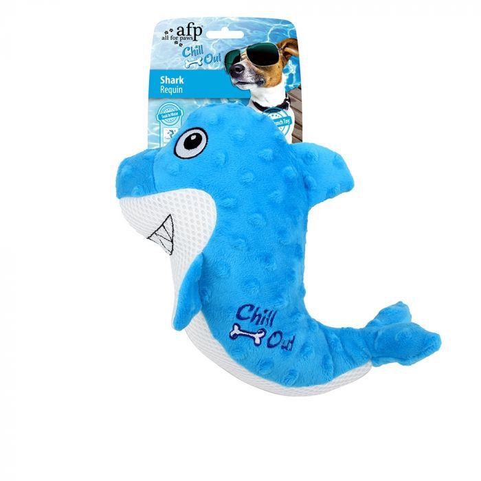 Dog Plush Toy for Summer Heat-Resistant Cooling Shark Octopus Turtle Medium Pups