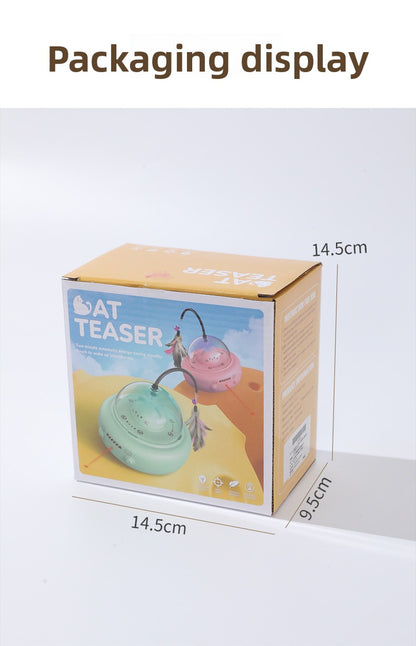 Rechargeable Electric Cat Toy Teaser Wand Laser Light Infrared Entertainment