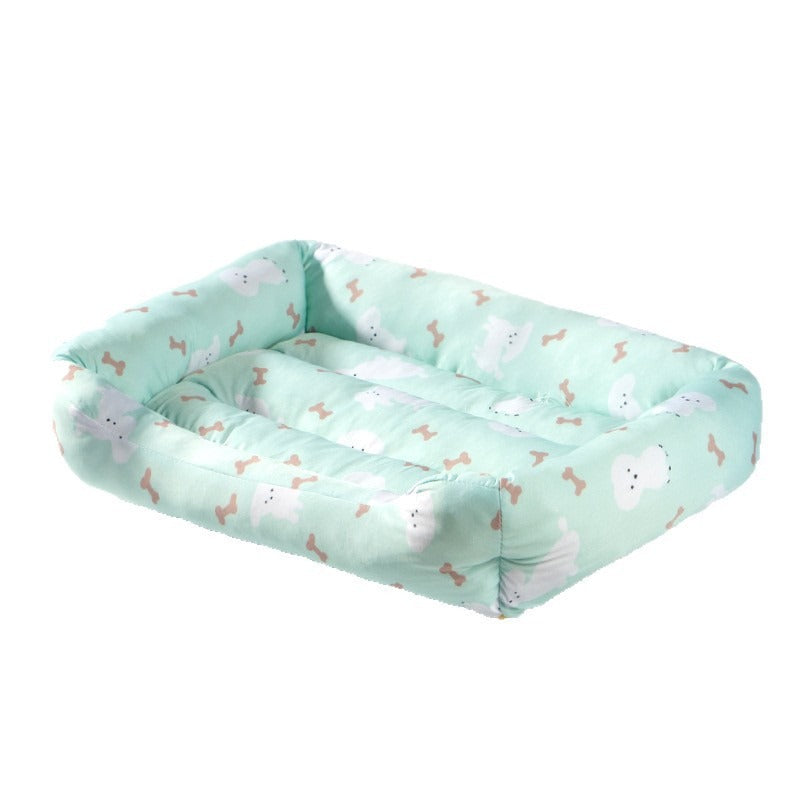 Cooling Ice Silk Pet Nest Mat Summer Sleep Pad for Cats Dogs