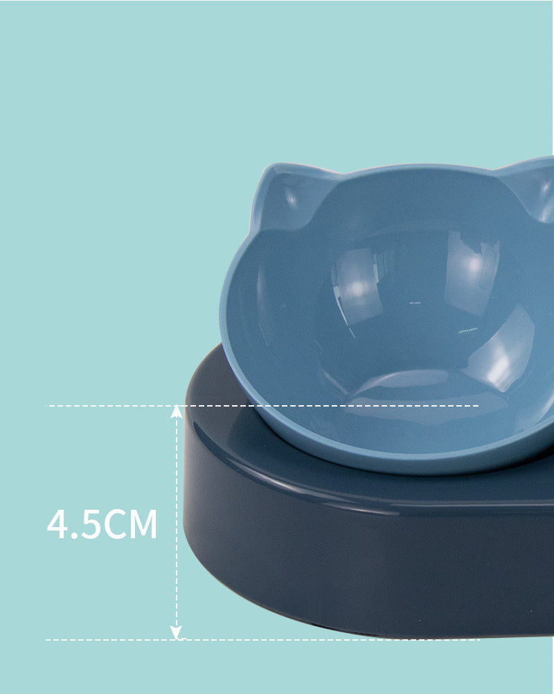 Slanted Neck Protection Automatic Water Refill Pet Bowl for Cats