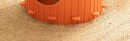 WinterWarm WearProof Felt Cat House Enclosed Bed with Scratching Board