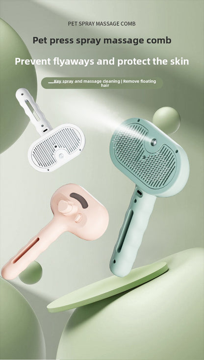 Cat Dog Grooming Comb Spray Non Flying Hair Pet Tool