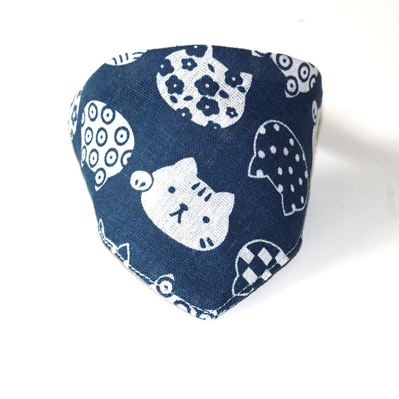 Pet Triangle Scarf Dog Scarf Cat Collar Christmas Small Dog Bib Japanese Style Cute Sweet Style