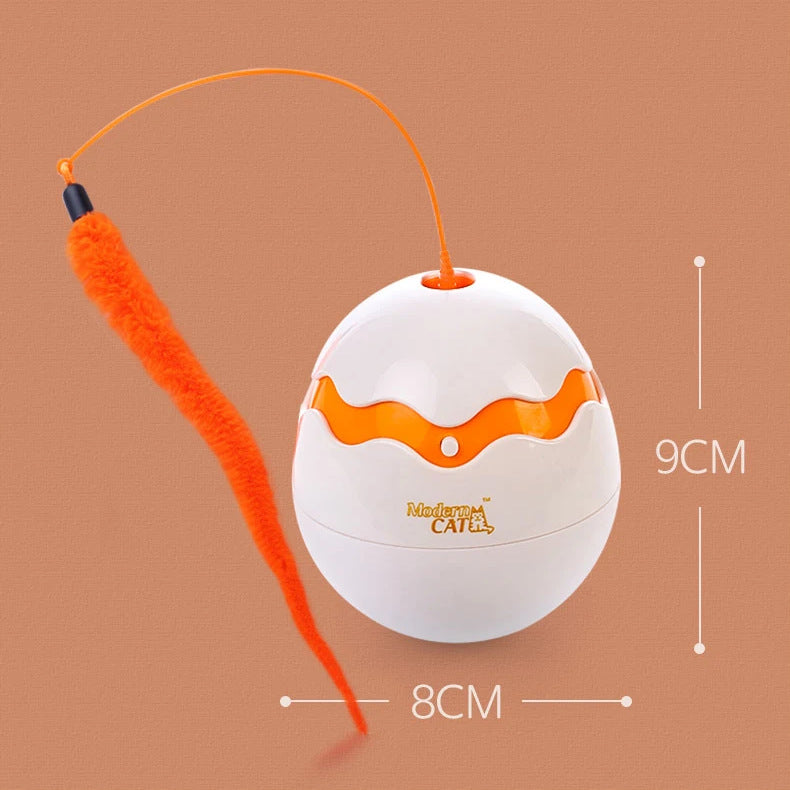 360 Degree Irregular Spin Cat Teaser Dinosaur Egg Toy