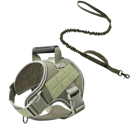 Tactical Dog Harness Quick Release No Pull Pet Vest for Medium Large Dogs German Shepherd Golden Retriever Training with Leash