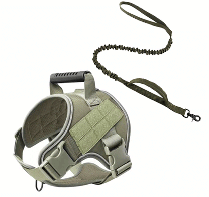 Tactical Dog Harness Quick Release No Pull Pet Vest for Medium Large Dogs German Shepherd Golden Retriever Training with Leash