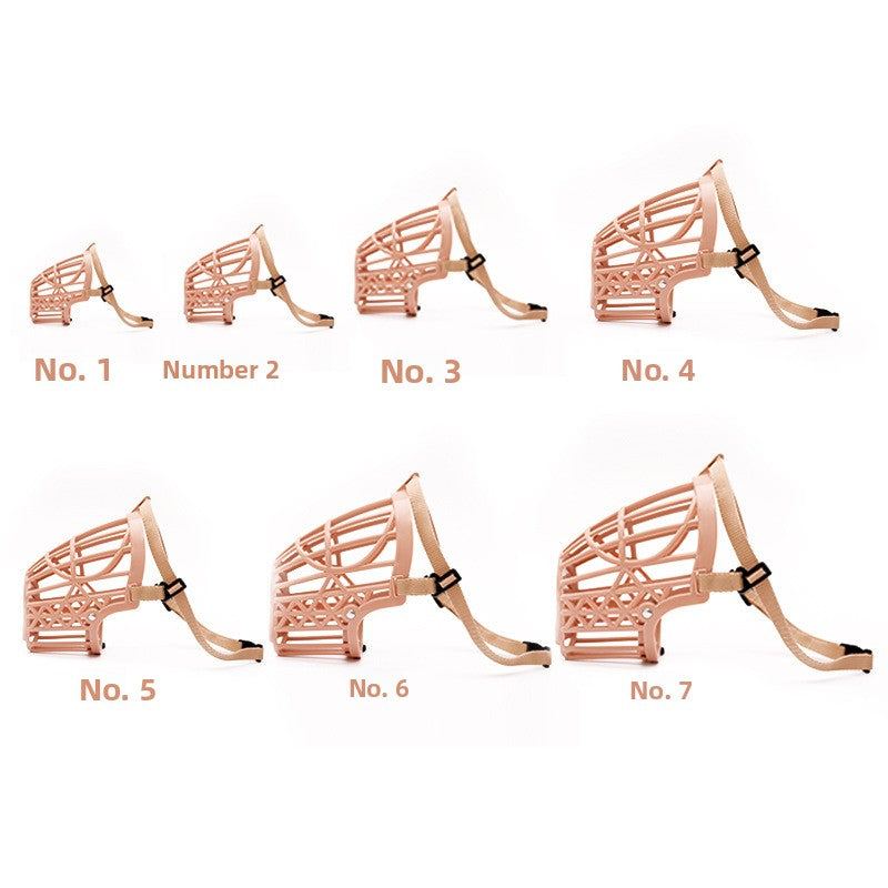 Dog Safety Mesh Mask Soft Plastic Fence Mouth Cover Wholesale