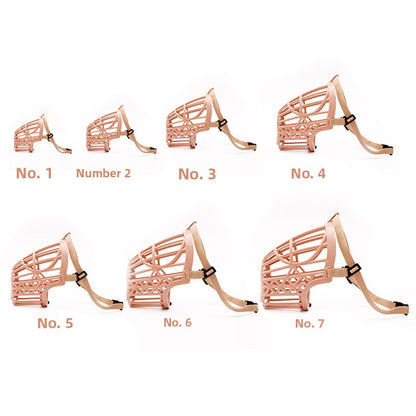 Dog Safety Mesh Mask Soft Plastic Fence Mouth Cover Wholesale