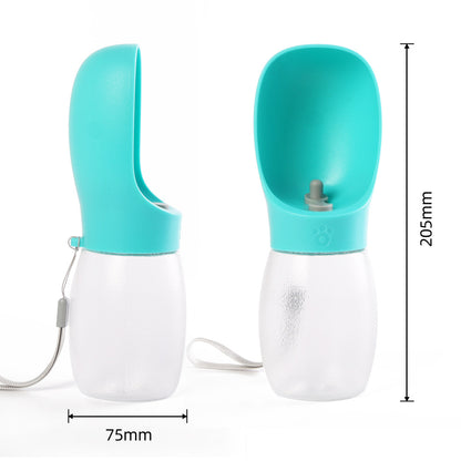 Portable Pet Water Bottle for Dogs and Cats Leak Proof Outdoor Travel Water Dispenser with Foldable Bowl