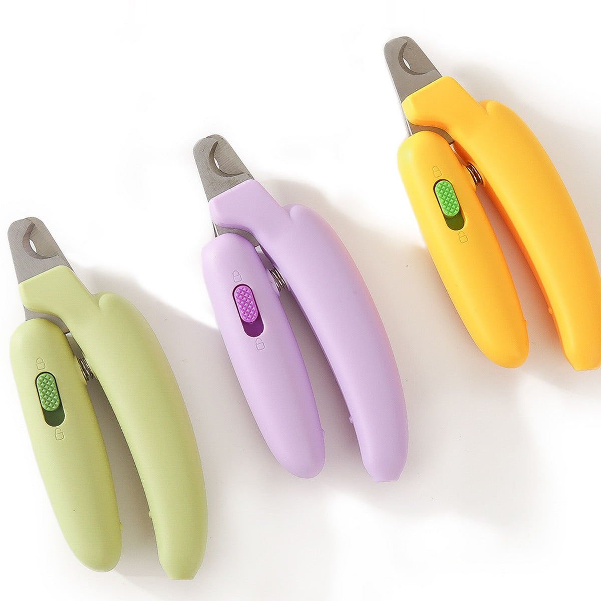 Banana Style Magic Nail Clipper for Cats Dogs Rabbits Anti Bleeding