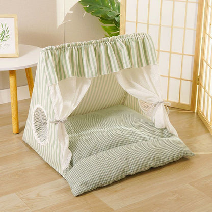 Cat Tent Summer Cat House Pet Warm Dog House Tent Washable Closed Type Internet Celebrity Cat All Seasons