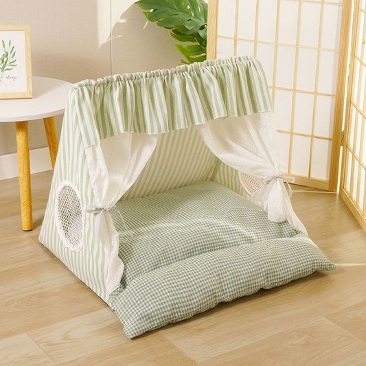 Cat Tent Summer Cat House Pet Warm Dog House Tent Washable Closed Type Internet Celebrity Cat All Seasons