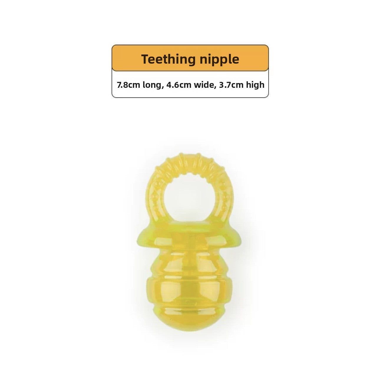 Puppy Small Dog Durable Cactus Molar Nipple Toy for Self-relief Biting