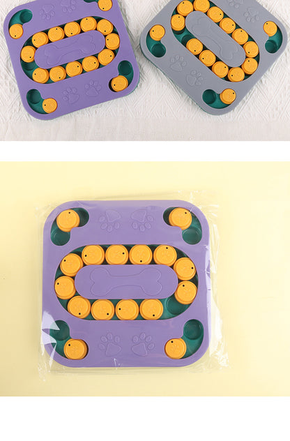 Pet Supplies New Dog Puzzle Foraging Toy Interactive Training Anti Boredom Fun