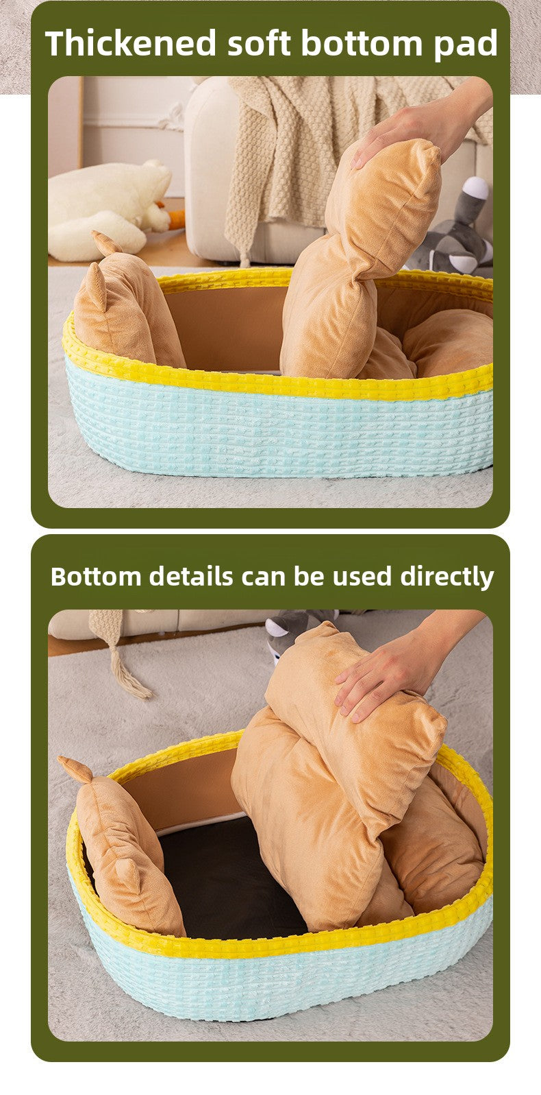 AllSeason Japanese Rattan Cat Bed Internet Famous Summer Mat ExtraLarge Scratch Board