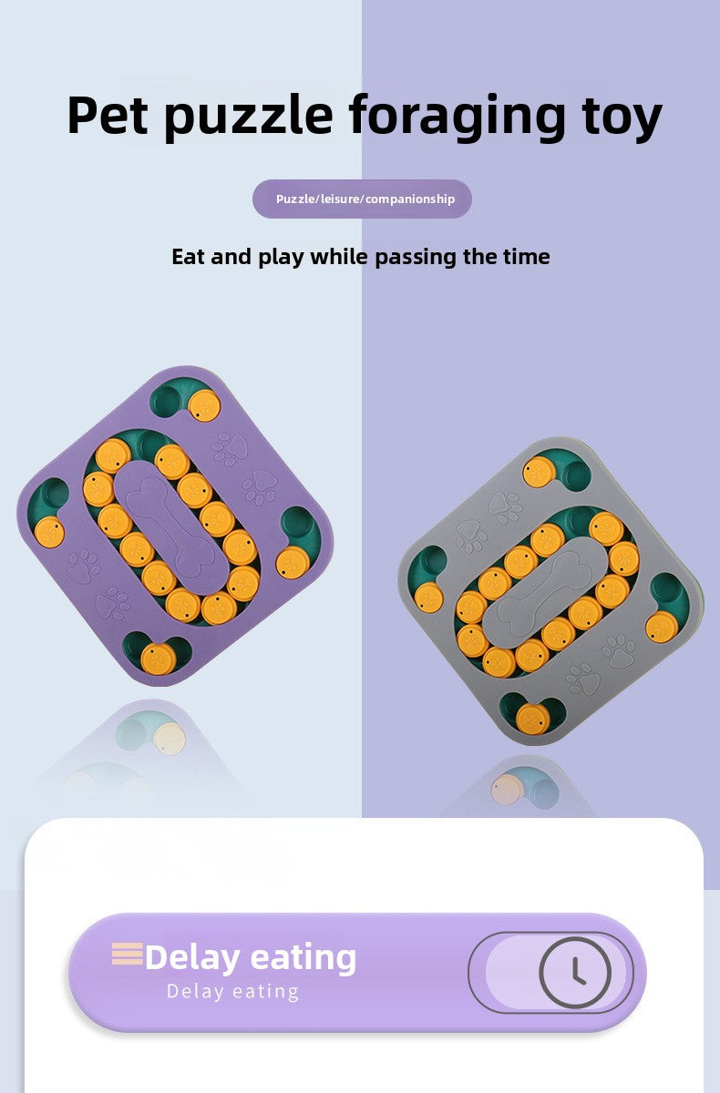 Pet Supplies New Dog Puzzle Foraging Toy Interactive Training Anti Boredom Fun