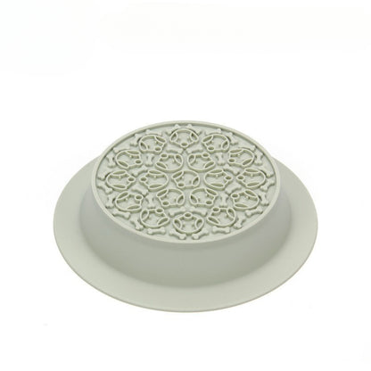 Pet Bowl Double Bowl Food Grade Silicone Cat and Dog Bowl Slow Food Bowl Slow Food Bowl Small Stainless Steel Dog Bowl Pet Supplies