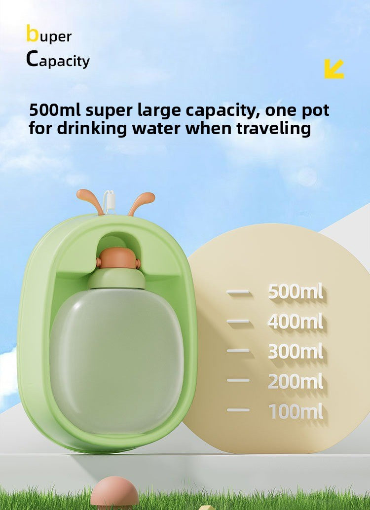 Portable Pet Water Cup Little Bug Outdoor Large Capacity Dog Bottle