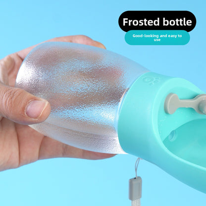 Portable Pet Water Bottle for Dogs and Cats Leak Proof Outdoor Travel Water Dispenser with Foldable Bowl