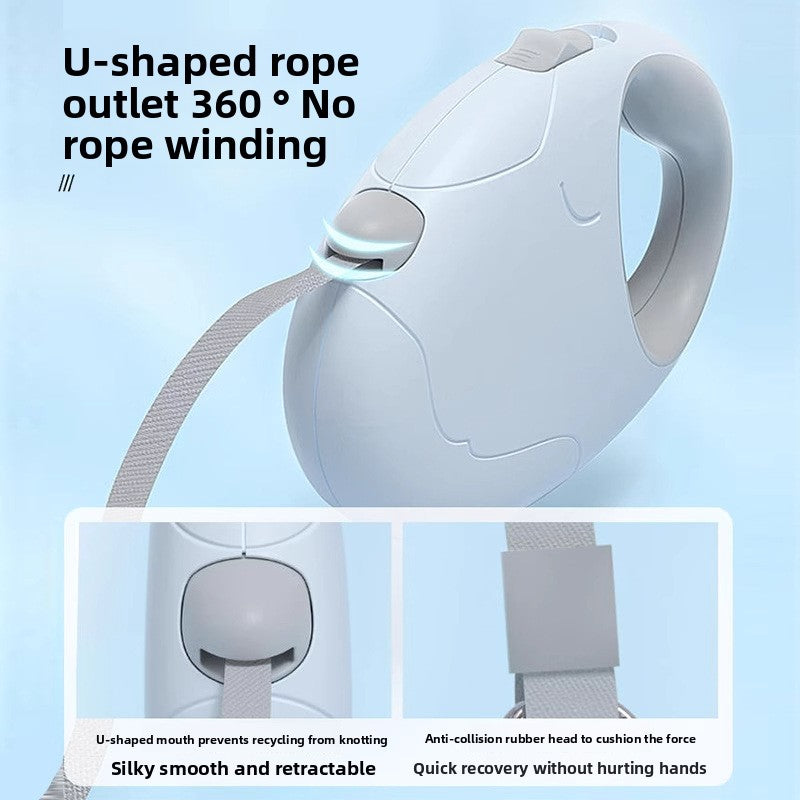 Automatic Retractable Dog Leash Heavy Duty Tangle Free Rope for Small Medium Dogs Walking Puppy Teddy Bichon Poodle Pet