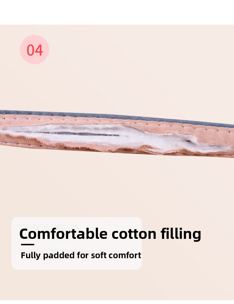 Soft Cotton I-Shaped Cat Leash with Butterfly Knot Anti-Escape