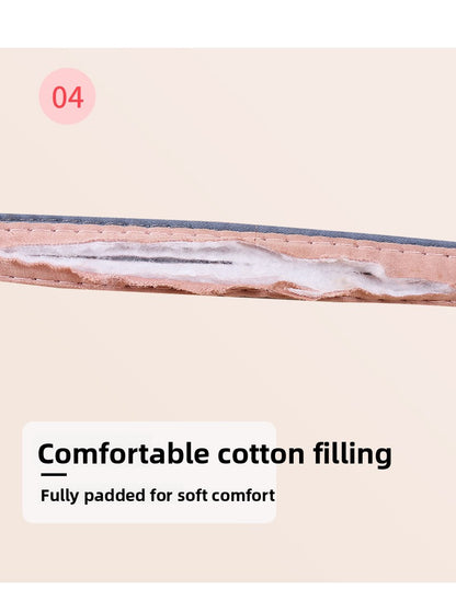 Soft Cotton I-Shaped Cat Leash with Butterfly Knot Anti-Escape