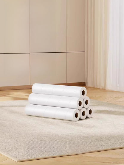 Hair Removal Roller Long Handle Brush Cat Hair Replacement Large Sticky Bed Floor Dust Hair Removal Tool with Tearable Paper