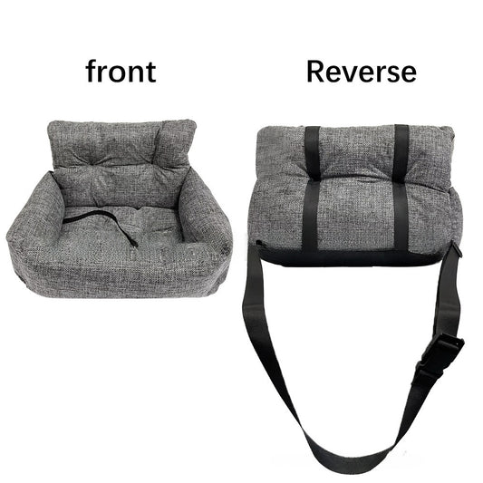 Premium Pet Car Seat for Dogs and Cats Comfortable Travel Bed with Non-Slip Mat Washable Car Sofa Cushion