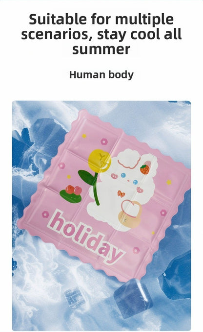 Pet Summer Heat Relief Ice Pillow No Water Needed Physical Cooling Artifact Pad