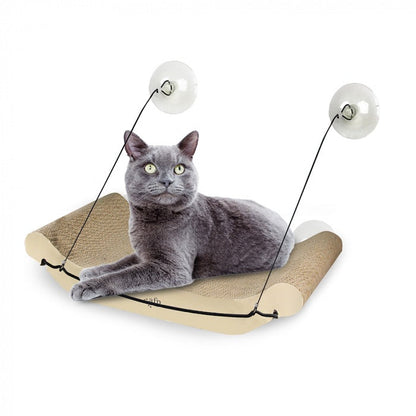 Durable Suction Cup Cat Scratching Board Hammock Universal Removable Washable Bed