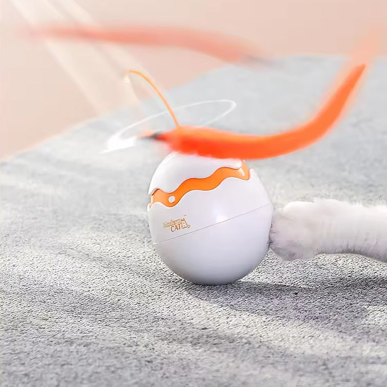 360 Degree Irregular Spin Cat Teaser Dinosaur Egg Toy