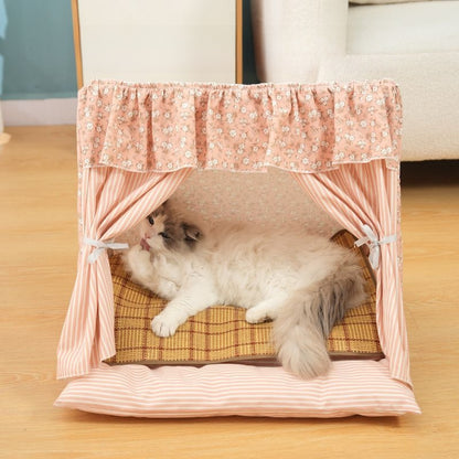 Cat Tent Summer Cat House Pet Warm Dog House Tent Washable Closed Type Internet Celebrity Cat All Seasons