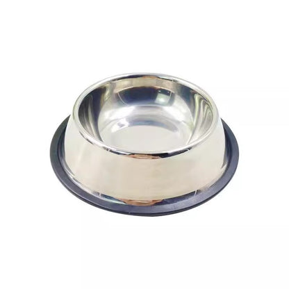 Stainless Steel Anti-Spill Dog Food Bowl Extra Large Non-Slip Rice Dish