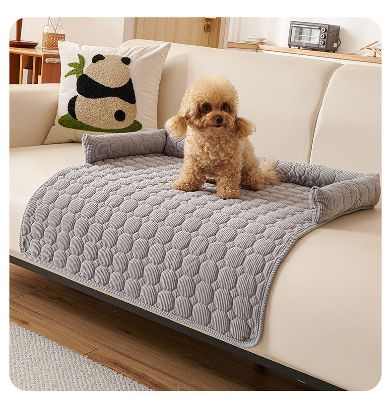 Premium Thickened Pet Sofa Cushion Non-Slip Dog Bed Cat Bed Washable Anti Scratch Furniture Protector for Large Medium Dogs Cats