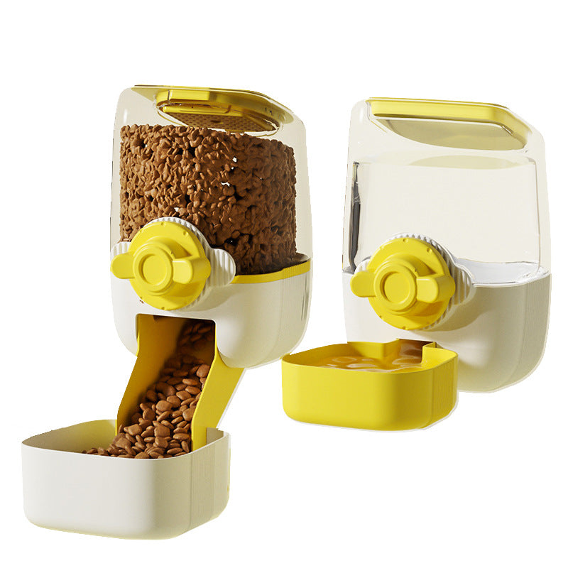 Pet water dispenser, cage feeder, dog food utensils, large-capacity non-calorie feeder, ball water dispenser