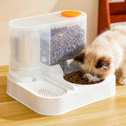 Pet drinking water feeder Large capacity cat automatic feeding and water integrated water dispenser