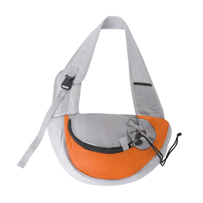 Pet bag Pet shoulder bag Stylish breathable oblique straddle cat bag