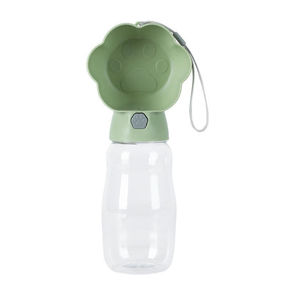 New pet dog dog out water cup puppy kettle water dispenser water bottle portable accompanying cup water food belt rope