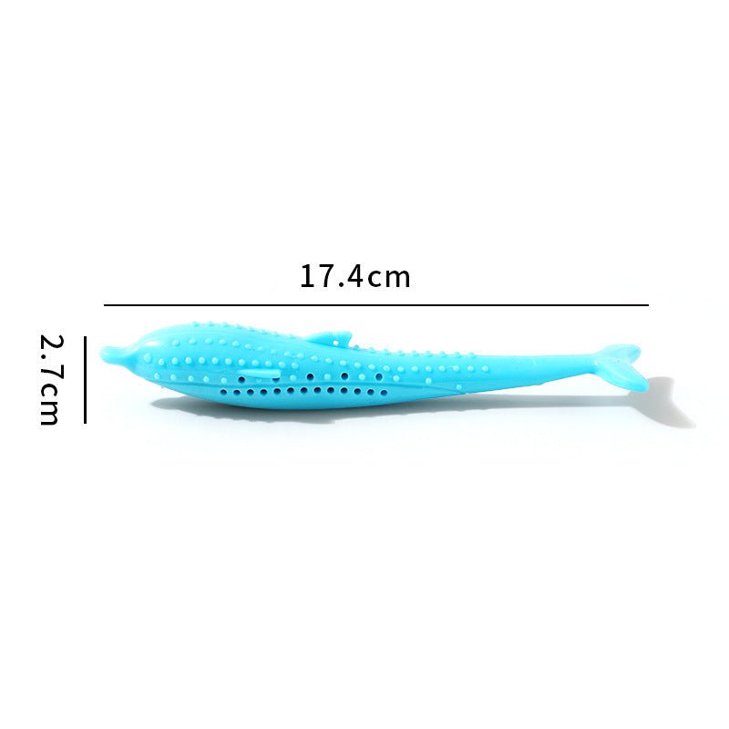 Cat mint silicone toy cat stick fish mint tooth grinding stick