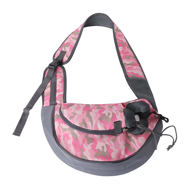 Pet bag Pet shoulder bag Stylish breathable oblique straddle cat bag